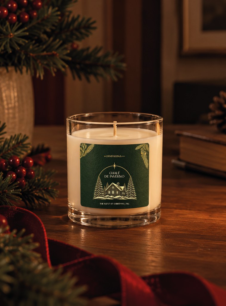 Vela de Natal apagada